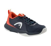 HEAD Sprint Court 4.0 Junior, Scarpe da Ginnastica Unisex-Bambini e Ragazzi, Blu Scuro e Rosso, 34 EU