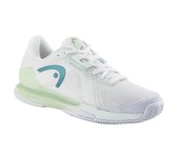 HEAD Sprint Pro 4.0 Scarpa Per Terra Rossa Donna-Bianco,Verde Chiaro in bianco, Taglia: 38.5