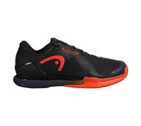 HEAD Sprint Pro 4.0 Scarpa Per Terra Rossa Uomini-Blu Scuro,Rosso in blu scuro, Taglia: 45