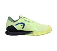 HEAD Sprint Pro 4.0 Scarpa Per Terra Rossa Uomini - Lime, Blu Scuro, Taglia: 46