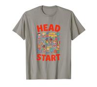 Head Start Back To School Studenti Bambini Carino Apprendimento Maglietta
