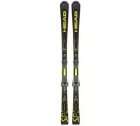 Head Supershape e-Speed SW + PRD 12 GW - sci alpino Black/Yellow 156 cm