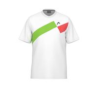 HEAD Topspin Maglietta Ragazzi - Rosso, Bianco