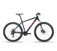 HEAD Troy 2.0, Mountain Bike Unisex Adulto, Nero Opaco/Rosso, 51