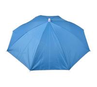 Head Umbrella, Umbrella Hat, UV Protection cap, Adjustable Sunshade Headwear for Fishing, Golf, Camping, Beach, Gardening, Outdoor Travel & Sun Safety with 80cm Arc Coverage, Blue