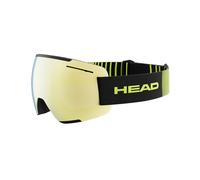 HEAD Unisex Adult F-LYT - Occhiali da sci e snowboard, colore: Lime/nero, L