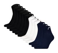 HEAD Unisex Calze Quarter 12 Pezzi, All Sports Training, 43-46, Logo