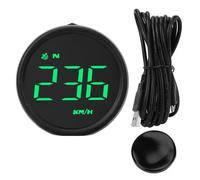 Head Up Display Auto Allarme di velocità eccessiva Tachimetro Auto Head Up Display Esterno Fuoristrada Guida KM/h Gadget intelligenti GPS(Green)