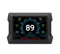 Head Up Display Auto Con allarme di bassa tensione e velocità eccessiva Sistema doppio HUD Misuratore inclinazione pendenza Elettronica for auto GPS Head Up Display Tachimetro