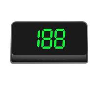 Head Up Display Auto Display elettronico Head Up Big Font Car Digital GPS Speedo Speed Detector Smart for veicoli Auto(Green KMH)