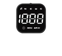 Head Up Display Auto Display Head Up da 2,5 pollici for auto, allarme di velocità eccessiva, promemoria guida affaticata, tachimetro con rilevamento automatico HUD e bussola GPS(WHITE)