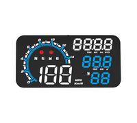 Head Up Display Auto Display HUD GPS Head Up universale Tachimetro Contachilometri Proiettore parabrezza con allarme di guida for affaticamento da velocità eccessiva(G11 Blue)