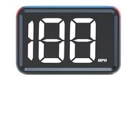 Head Up Display Auto Head Up Display GPS HUD 3,2 pollici Tachimetro digitale Plug & Play for tutte le auto Proiettore for parabrezza con caratteri grandi Accessori for(KMH white light)