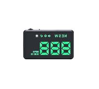 Head Up Display Auto HUD Head-up Display GPS for auto Tachimetro digitale USB Proiettore for parabrezza Misuratore di velocità universale for Dispositivo elettronico for(Green Light)