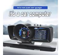 Head Up Display Auto HUD Multi Gauge Boost Scan Head-Up Display Digitale Velocità eccessiva Pressione Contachilometri auto Olio Temperatura turbina Elettronica