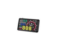 Head Up Display Auto Proiettore Head Up Display da 5,8 pollici for auto digitale for HUD con allarme di consumo carburante, chilometraggio, velocità, proiettore for parabrezza(Gauge and brackets)