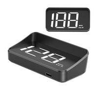 Head-Up Display per auto, tachimetro GPS intelligente, 9 x 4,5 x 1,4 cm, display frontale HUD per auto, versatile, per moto, parabrezza, cruscotto, guida, camion, veicolo
