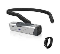 Head Wearable Vlog Camera 4K For Videocamera Digitale Stabilizzazione Professionale Del Giunto Cardanico Scatta Nitida Fluida(EP8 silver remote)