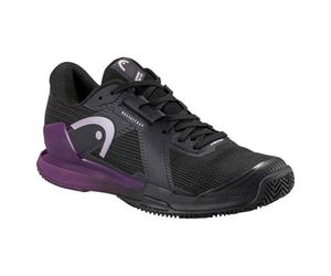 HEAD Women's Sprint PRO 4.0 Clay - Scarpe da Tennis da Donna, Colore: Nero/Plum, EU 36.5