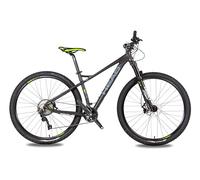 HEAD X-Rubi 2.0, Mountain Bike Unisex Adulto, Nero Opaco/Verde, 44