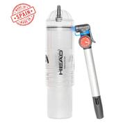 HEAD X4 Pompa pressurizzatore per palline da tennis e padel + Pompa ad aria 27 cm - Mantenere e recuperare la pressione tra fiammiferi, marca Head