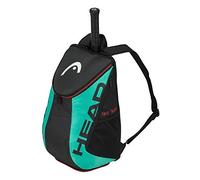 HEAD Zaino Tour Team, Borsa per Racchetta Unisex Adulto, Nero/Alzavola, Taglia unica