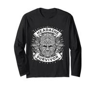 Headache Survivor Emicrania del dolore |||-- Maglia a Manica