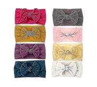 Headband 8 Pieces Of Nylon Headband And Bow Headband