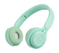 Headband Bluetooth Headset Y08 Wireless Bluetooth Headset Portable Foldable Children Headset Green