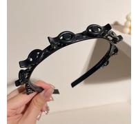 Headband With Alligator Clips Double Layer Elegant
