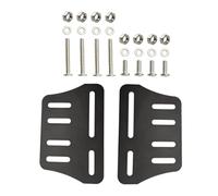 Headboard Adapter Brackets - 2piece Mount Hardware Adapter | Sleep Headboard Brackets | Adjustable Metal Bed Frame Connector Plates | Heavy Duty Conversion Kit For Footboard, Base, Wall, Mattress