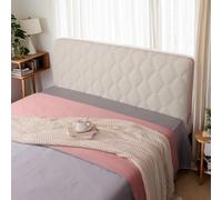 HEADBOARD Fodere per testiera in velluto elastiche, lavabili impermeabili per letti gemelli, completi, Queen King Super King perfetti per il rifacimento della camera da letto,C,160cm/63in