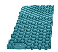HEADBOARD Materassino Da Campeggio Autogonfiante Doppio Con Pompa A Pedale E Cuscino, Materasso Gonfiabile Ultralleggero Per Tenda, Trekking, Escursioni E Viaggi Outdoor,Navy blue,Double