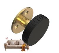 Headboard Stoppers Wall, Adjustable Threaded Anti-Shake Protector Pads, Noise-Reducing Furniture Support Tool Leakproof Base, for Beds in Guest Room, Dorm, Elderly Homes, Kids’ Rooms, 40mm Stainless