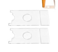 Headboard Wall Guard, 2 Piece Clear Adjustable Non Slip Wall Spacer, Prevents Furniture from Sliding and Damaging Walls, Suitable for Sofa Bed Table Chair Household Apartment, or Hotel Use