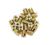 Headerbs 20PCS 302 Inserti Filettati Maschianti Inserti di Riparazione Filettati in Acciaio Al Carbonio Accessori (Interno M2 0.4 Esterno M4.5 0.5) (Interno M2*0,4, esterno M4,5*0,5, lunghezza 6 mm)