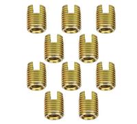 Headerbs 20PCS 302 Inserti Filettati Maschianti Inserti di Riparazione Filettati in Acciaio Al Carbonio Accessori (Interno M2 0.4 Esterno M4.5 0.5) (Interno M3*0,5, esterno M5*0,5, lunghezza 6 mm)