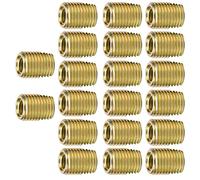 Headerbs 20PCS 302 Inserti Filettati Maschianti Inserti di Riparazione Filettati in Acciaio Al Carbonio Accessori (Interno M2 0.4 Esterno M4.5 0.5) (Interno M8*1,25, esterno M12*1,5, lunghezza 15 mm)