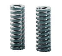 Headerbs 2PCS Stampante 3D Die Primavera OD 25mm ID 12.5mm Lunga Spirale Stampaggio Carico Pesante Stampo di Compressione Die Primavera Verde (Filettatura * 70 mm)