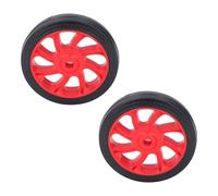 Headerbs Accessori di Ricambio per Ruote Universali in Gomma per Compressore d'Aria Materiale di Lunga Durata Facile Installare Migliore Mobilità Portatile