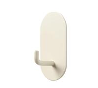 Headerbs Asciugamano da Parete Adesivo Pesante Gancio Dietro Gancio della Porta con Forte Supporto Adesivo per il Bagno Soggiorno (crema)