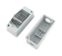 Headerbs Box di Distribuzione IP65 Coperchio di Plastica Durevole e Robusto Custodia Giunzione 125x55x90mm per Uso Interno Ed Esterno