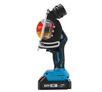 Headerbs Cordless Cut Off Tool, Brushless Regolabile Smerigliatrice | Taglio Metalli per Officine, Motore 20000 giri/min Con Porta Polvere, Compatibilità Batteria Makita