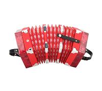 Headerbs Fisarmonica Concertina, Legno Massello Stile Anglo Strumento