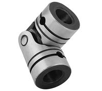 Headerbs Giunto Universale 12 Mm Accoppiamento Dell'albero Dell'albero Articolazione 40Cr Acciaio 26n.m Coppia con 2 Anelli e 2 Aste per Trasmettere il Movimento Rotativo