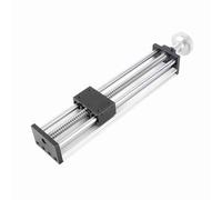 Headerbs Guida di Scorrimento Lineare con Movimento Fluido Tavolo Scorrevole Manuale CNC 300 Mm Sfu1605 Carico Massimo 30 Kg, Pezzo con Foro Filettato a Manovella con Corsa a Vite a Ricircolo di