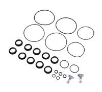 Headerbs Kit per Pompa Filtro a Sabbia, Guarnizioni in Gomma e Valvole di Rilascio dell'aria per Parti della Pompa della Piscina, Include 22 e 2 Valvole, Ideale per la Sostituzione e la Riparazione