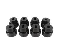 Headerbs Kit Supporto Cabina Body, Poliuretano 7-141 Sostituzione | Parti in Acciaio, Controllo Vibrazioni del Veicolo, Uso Stradale e Fuoristrada, 1999-2014 1500 2500 2WD 4WD Oval Superiore