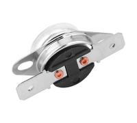 Headerbs KSD301 Interruttore Termico, Termostato di Controllo della (130℃) | AC250V 10A, 40-150°C Regolabile, Terminale a Connessione Rapida da 6,3 Mm, Alta Precisione, Design Compatto