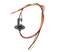 Headerbs Mini Slip Ring 3 Wire 15A 0-600V 150RPM | Giunto di segnale di potenza a 3 anti-inceppamento, contatti in metalli preziosi, design compatto in plastica tecnica, per